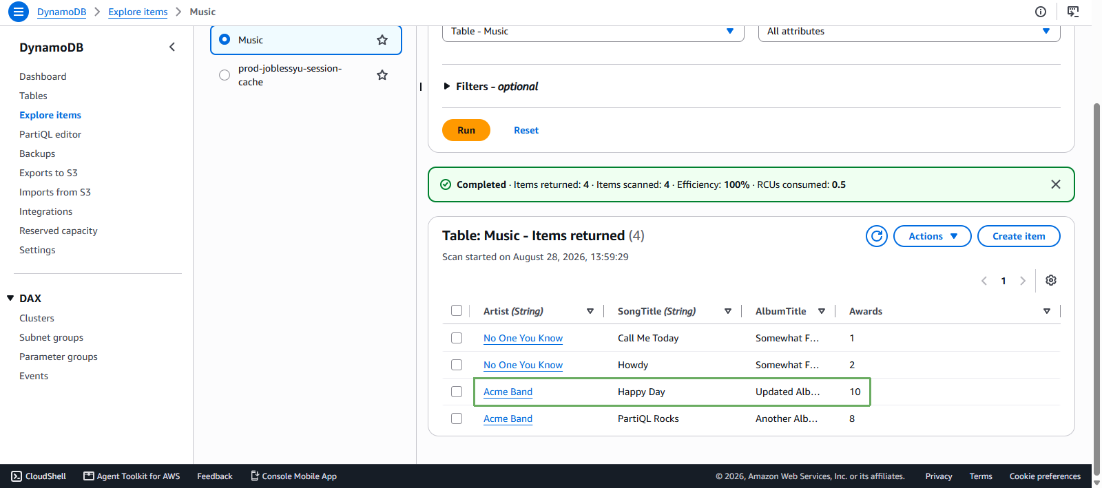Update Data CloudShell!
